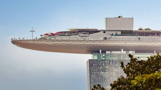 A shot from Singapore of Marina Bay Sands